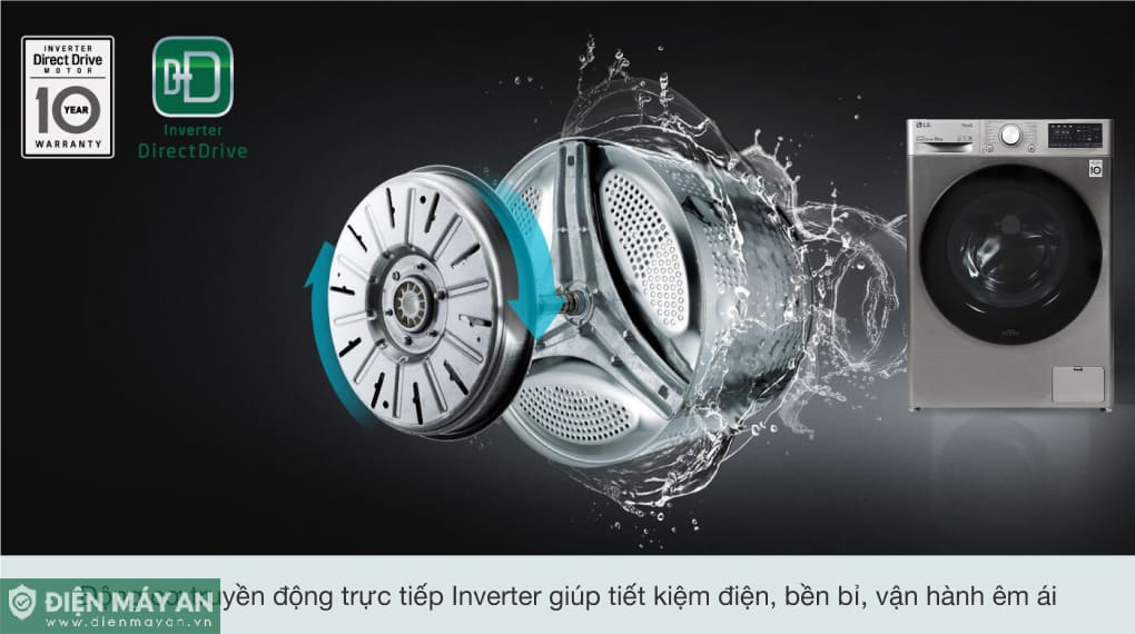 Máy giặt LG AI DD Inverter 10 kg FV1410S4P